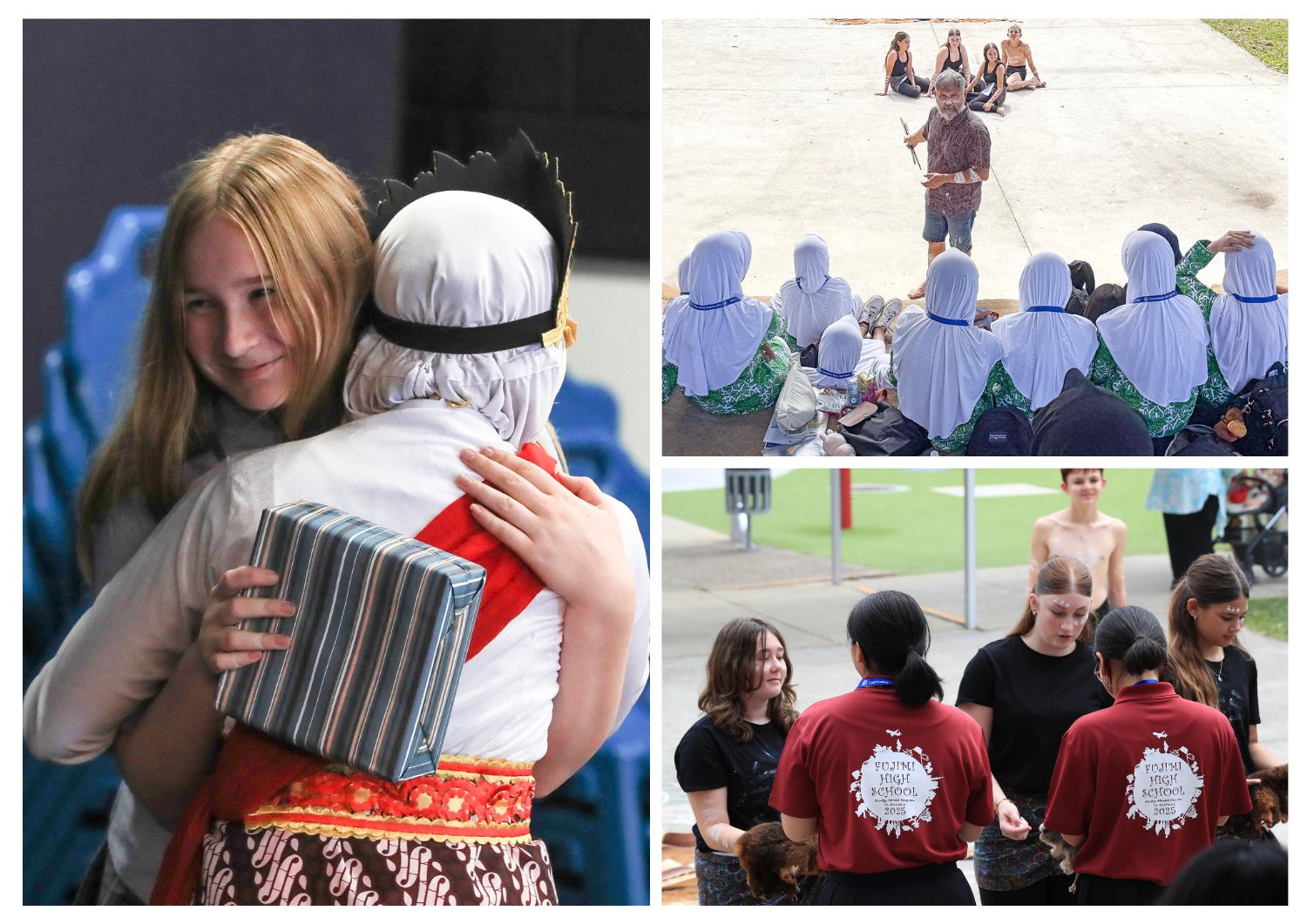 International students at Coombabah State High School