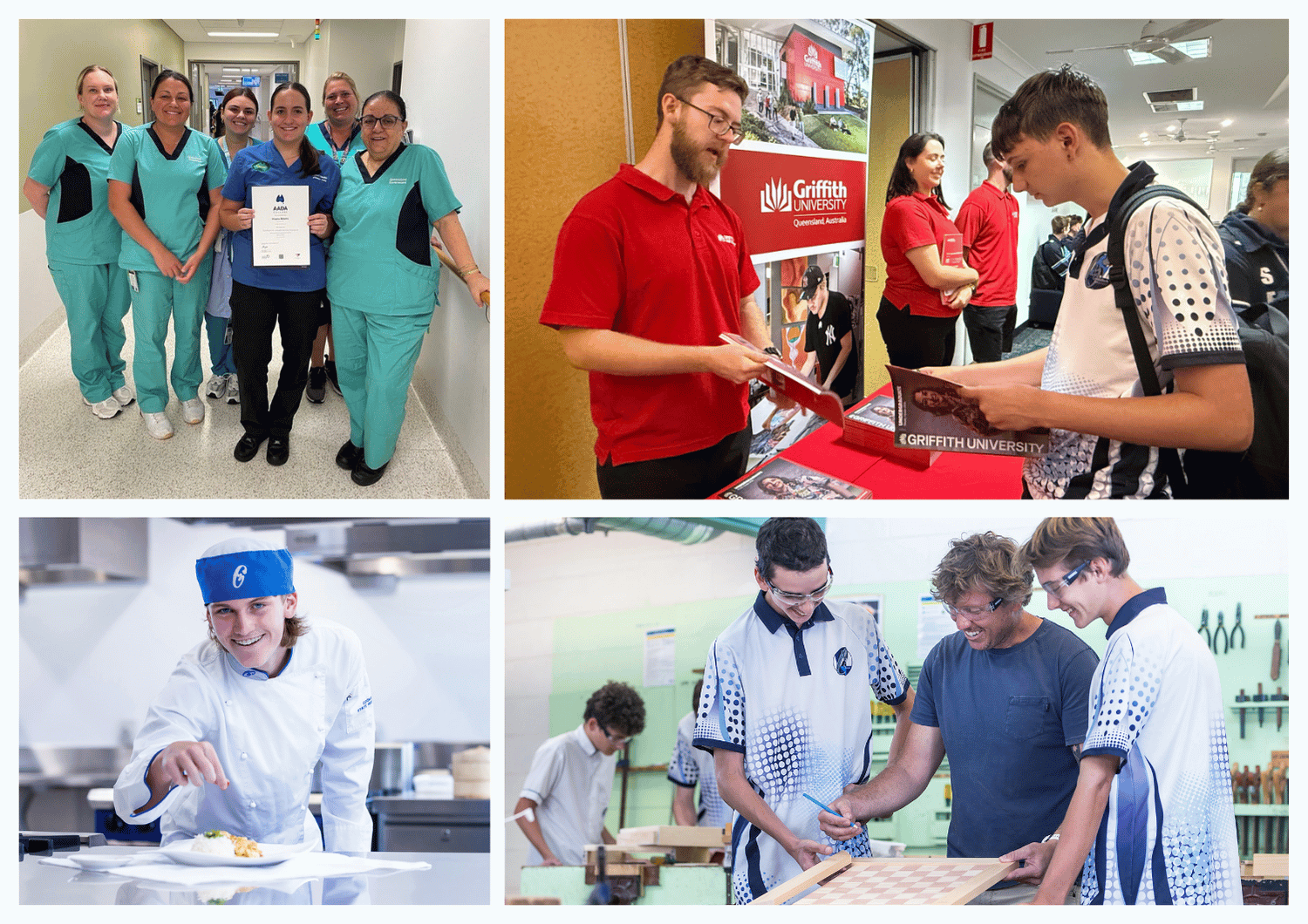 Year 11 and 12 students at Coombabah State High School